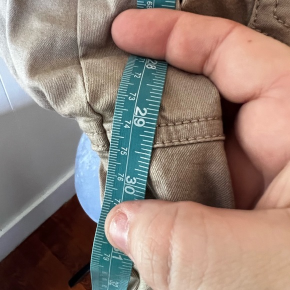 NWT Hue Studio Khaki Straight-Legged Pants, Size XL - Picture 4 of 5